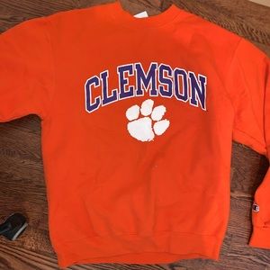 Clemson University Champion Crew Neck Sweatshirt